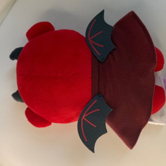 Fukuya Bear Devil Plush 7" Red Horned Winged Beardevil - Picture 4 of 4